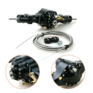 LESU Differential Lock Metal Rear Axle DIY Parts Suitable for Tamiya 1/14 Power Q911 Axle Tractor Truck Car Radio Controlled Cars