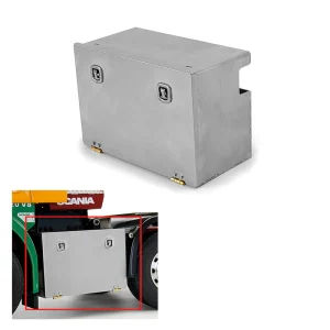 1/14 Scale Metal Tool Box Tank Suitable for TAMIYA RC DIY Radio Controlled Tractor Truck Trailer Car Model Accessory