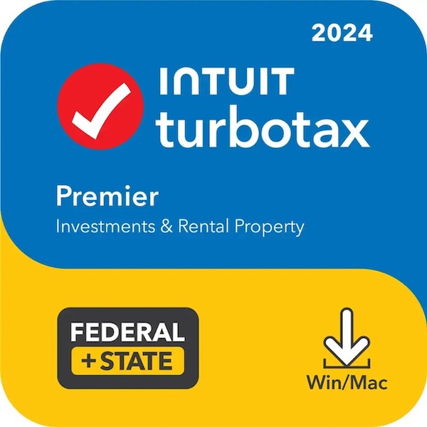 TurboTax – Premier 2024 Fed + E-file & State – Mac OS, Windows [Digital]