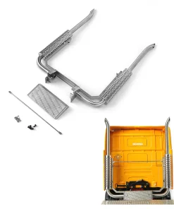 Alternative view of LESU Metal DIY Spare Part Exhaustor Suitable for TAMIYA 1/14 Scale RC R470 R620 Tractor Truck Radio Controlled Trailer Cars