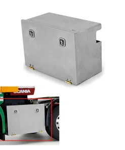 1/14 Scale Metal Tool Box Tank Suitable for TAMIYA RC DIY Radio Controlled Tractor Truck Trailer Car Model Accessory